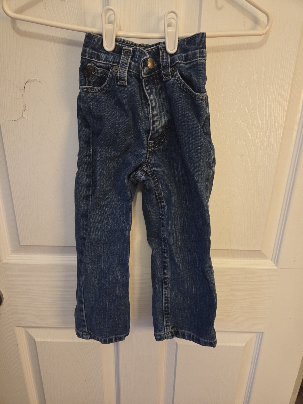 Wrangler Boys' Medium Blue Straight-Leg Jeans